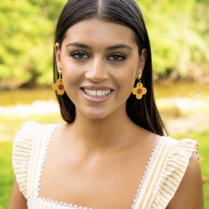 BO Bertille – Jaune et fuchsia