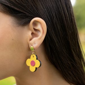 BO Bertille – Jaune et fuchsia