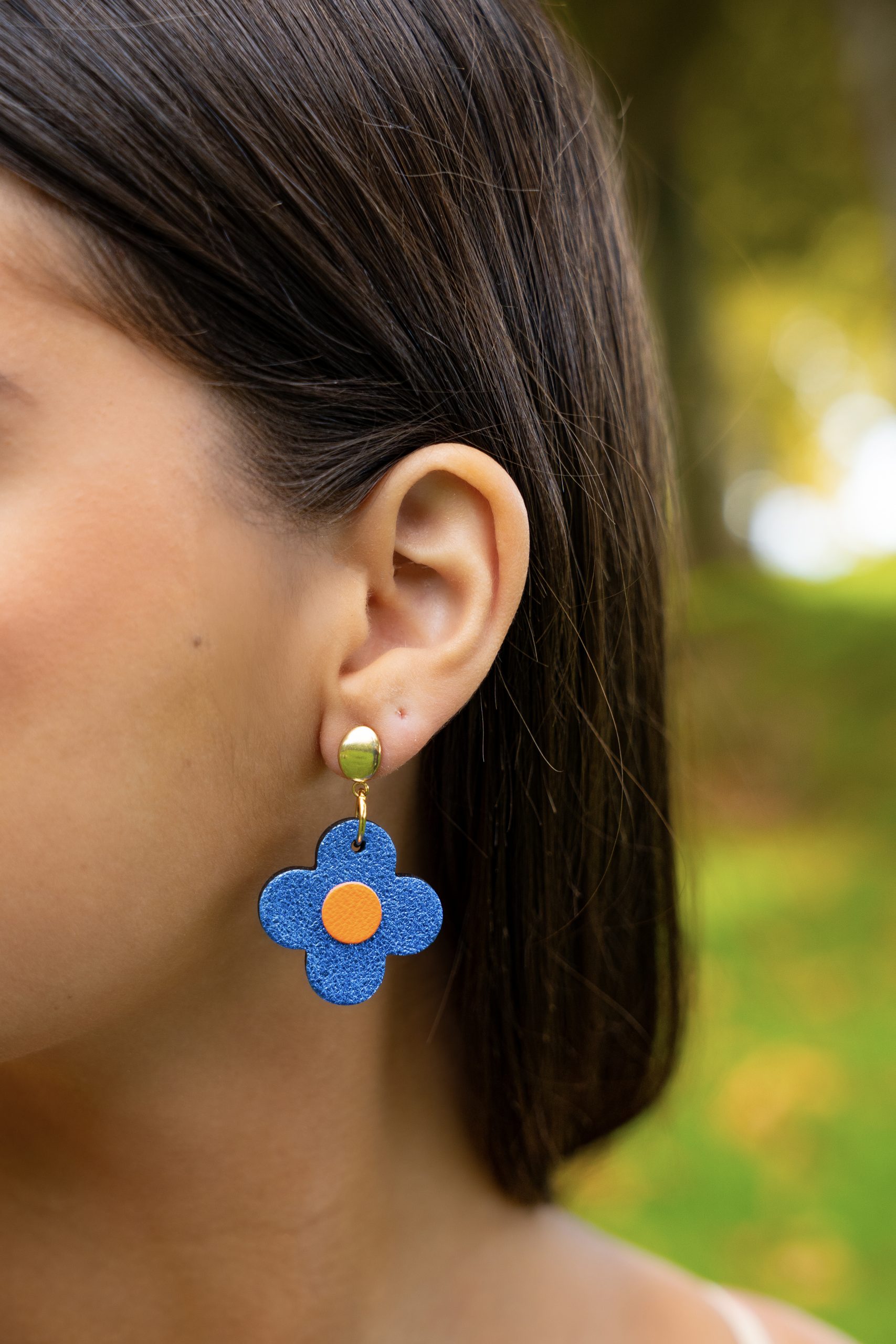 Boucle d'oreille Bertille Mariette Bijoux - création bijoux artisanale hautes-pyrénées livraison partout en France