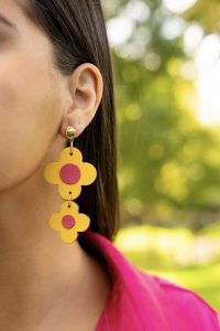 BO Bérénice - Jaune et fuchsia