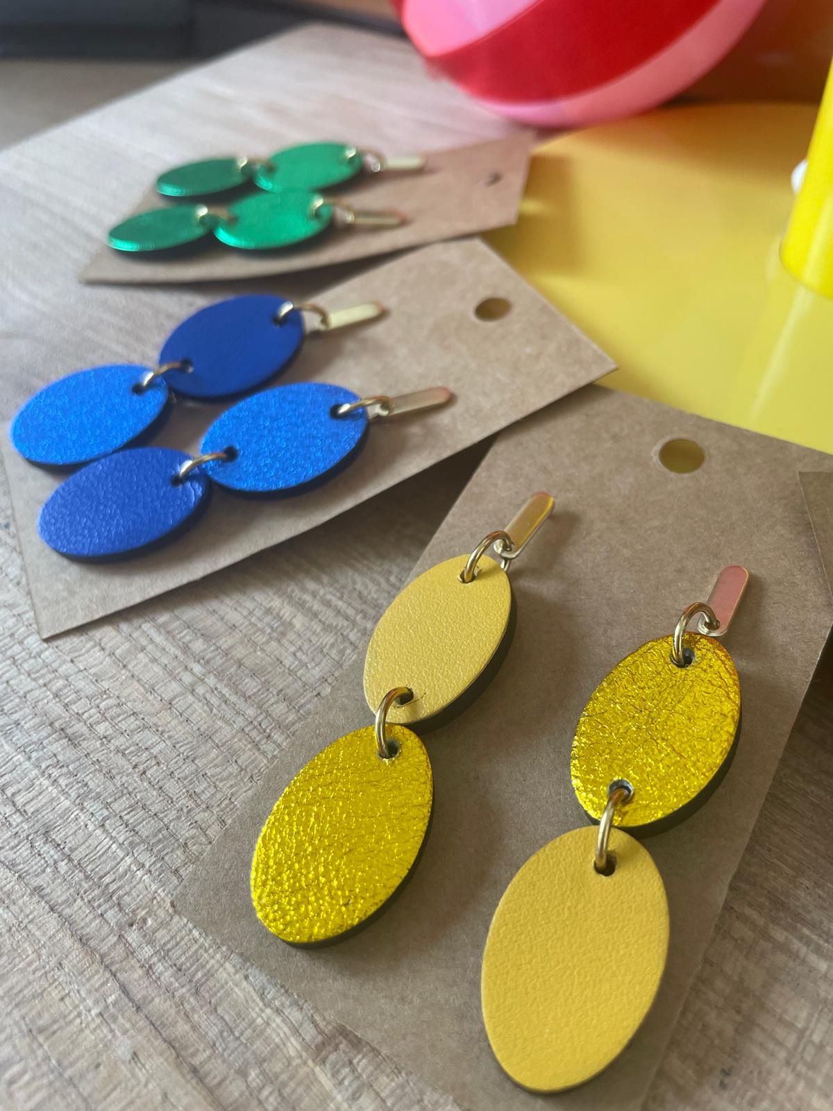 Boucle d'oreille Irène Mariette Bijoux - création bijoux artisanale hautes-pyrénées livraison partout en France