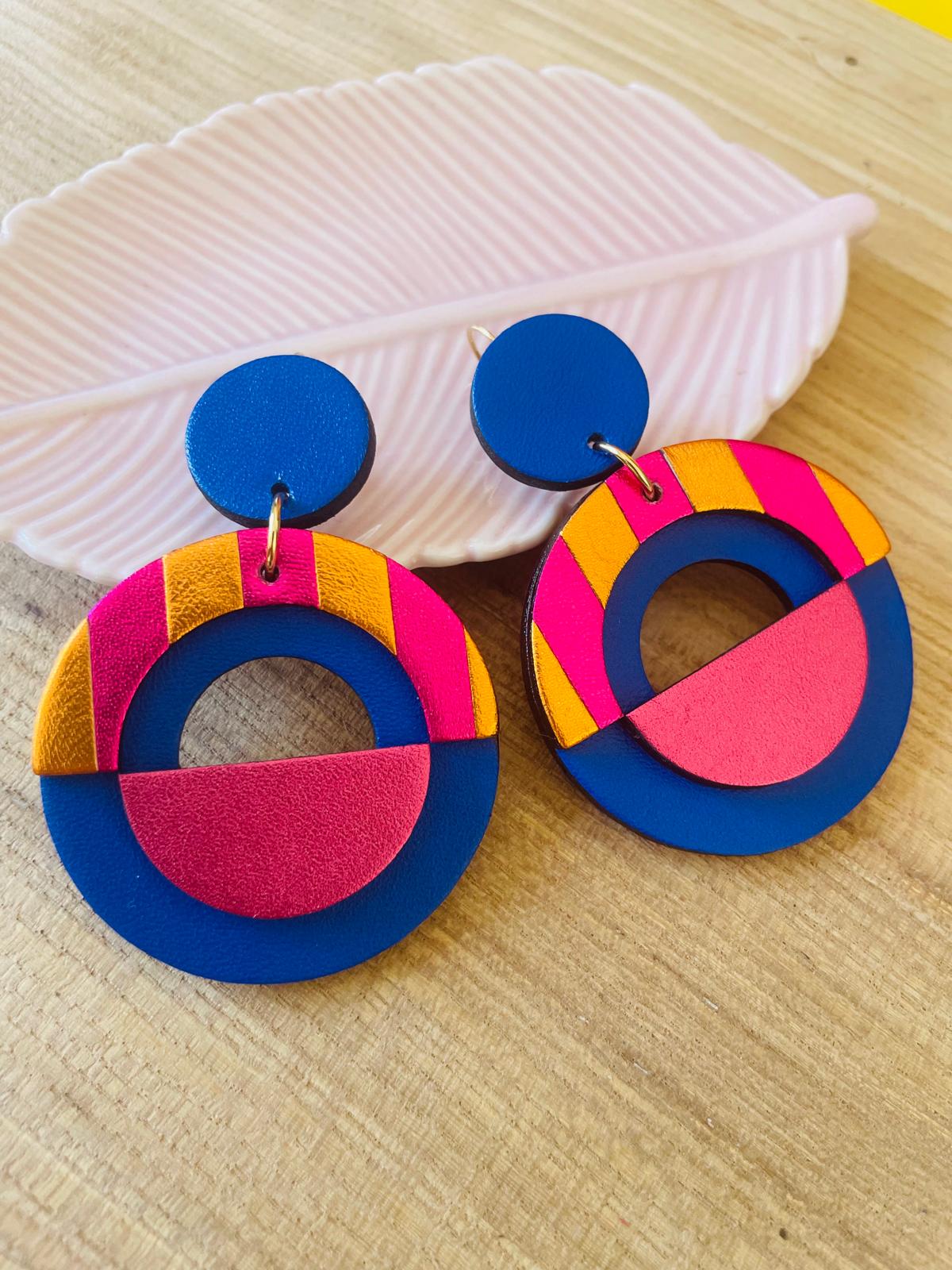 Boucle d'oreille Odette Mariette Bijoux - création bijoux artisanale hautes-pyrénées livraison partout en France