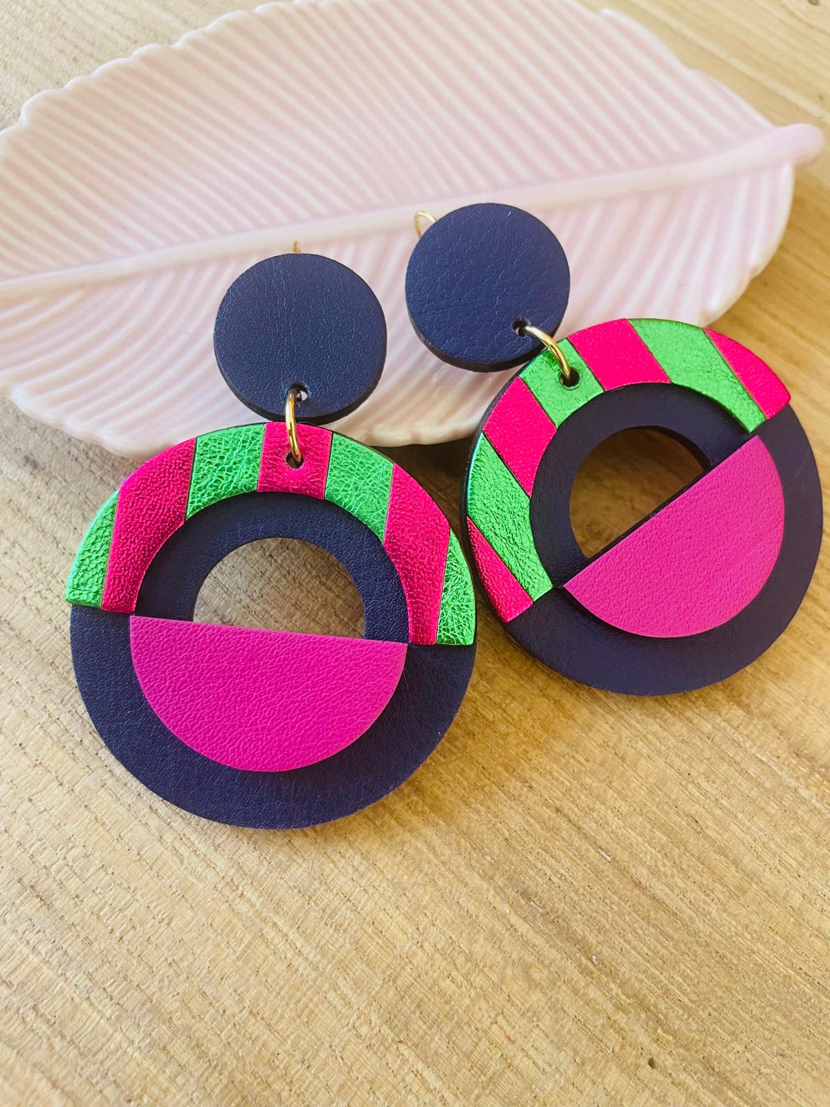 Boucle d'oreille Odette Mariette Bijoux - création bijoux artisanale hautes-pyrénées livraison partout en France